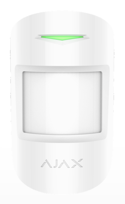 Détecteur radio blanc double technologie 12m