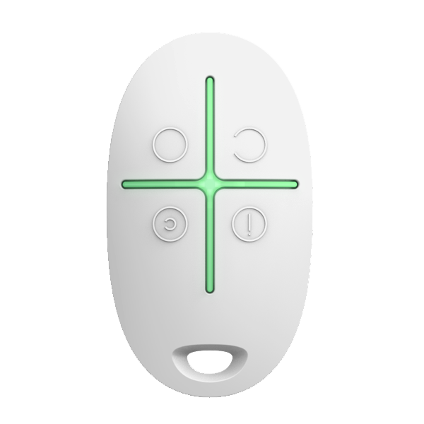 Télécommande 4 boutons blanche