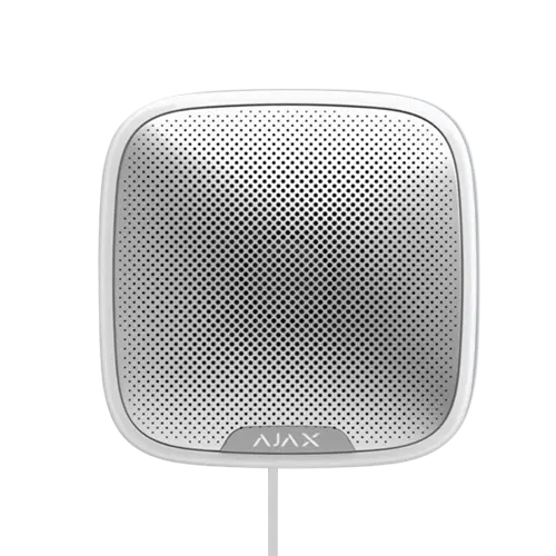 [44412.07.WH1] Ajax StreetSiren Fibra - ASP Blanc